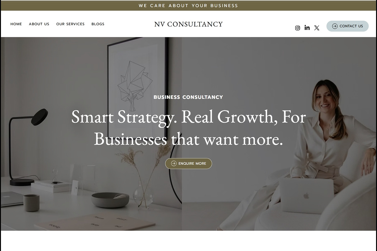 Business Coach Wix Studio Template, a Wix Template by Recrafted Designs (Photo 3 of 4)