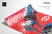 Synthetic Beats Poster Template, a Poster Template by creatsy5 (Thumbnail 1 of 4)