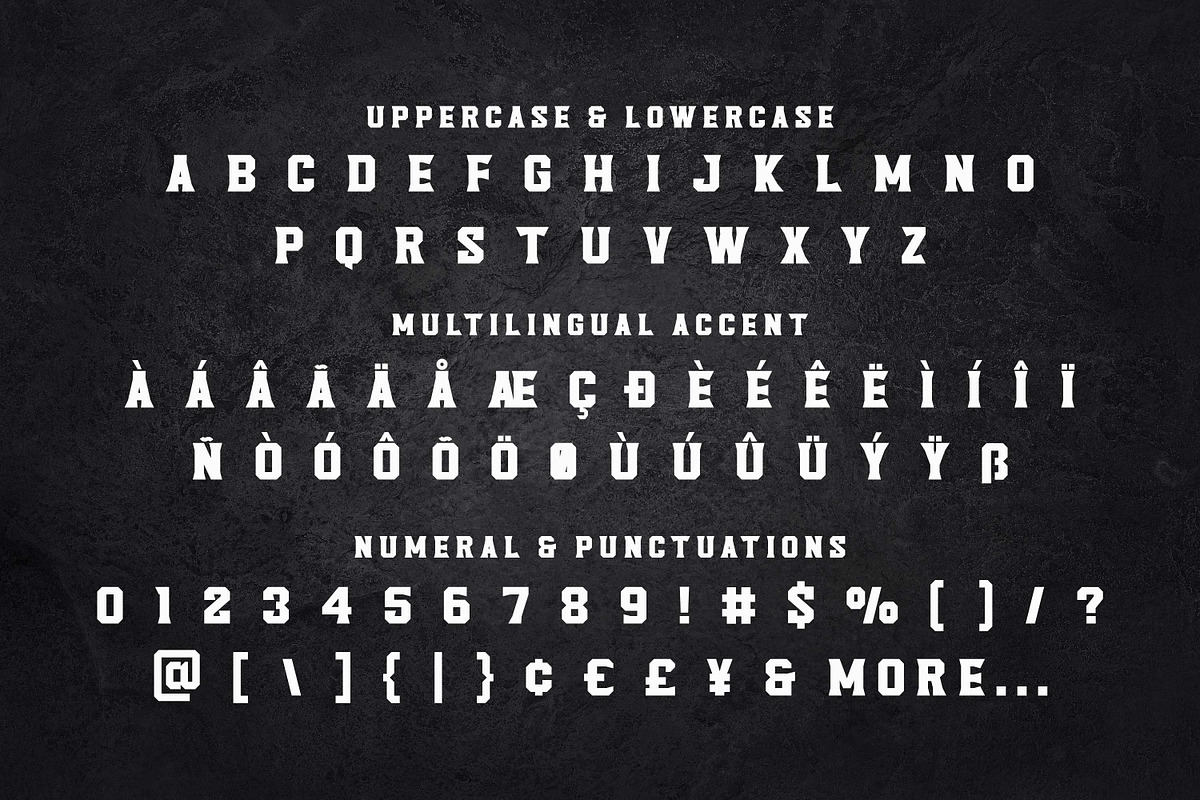 Headcorps & Lordcorps /Military Font, a Sans Serif Font by Almarkhatype (Photo 20 of 21)