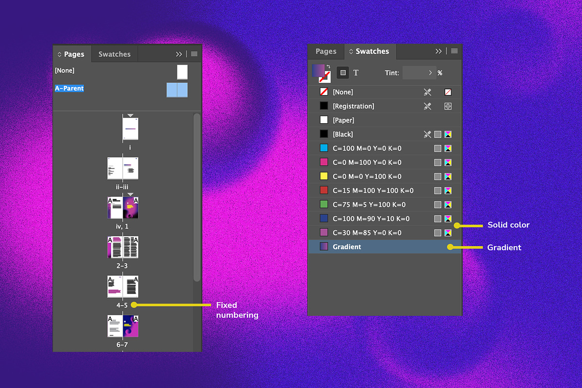 Gradient Book, a Stationery Template by Meknya (Photo 9 of 9)