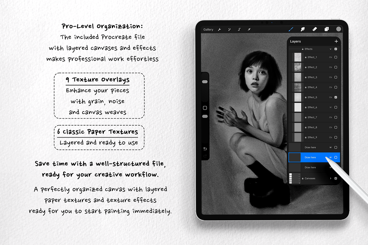 Procreate Midnight Blues, a Brush Add-On by Brush Moment (Photo 3 of 15)