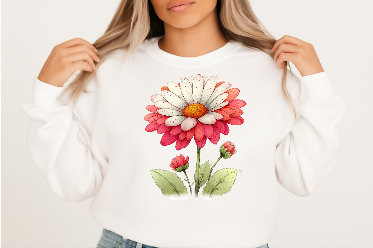 Whimsical Spring Flower Clipart, an Illustration by Craft Nest (Photo 7 of 11)