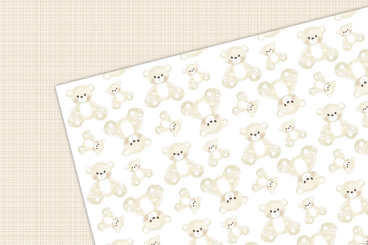 Cute Oh Baby - digital papers, an Illustration by Lolytop Studio (Photo 2 of 5)