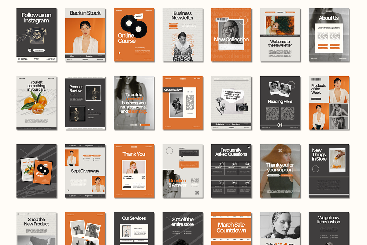 Email Marketing Newsletter Template, an Email Template by Branding Babe Co. (Photo 4 of 9)