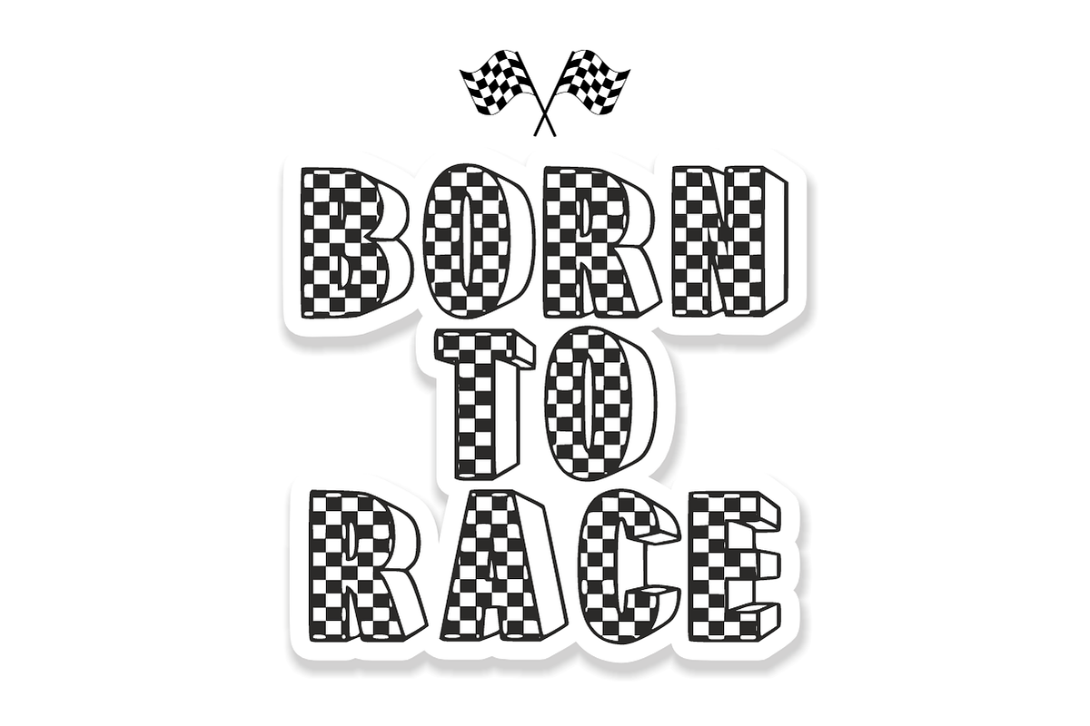 Race - Checkered Racing Display Font, a Sans Serif Font by Sahira Studio (Photo 2 of 4)