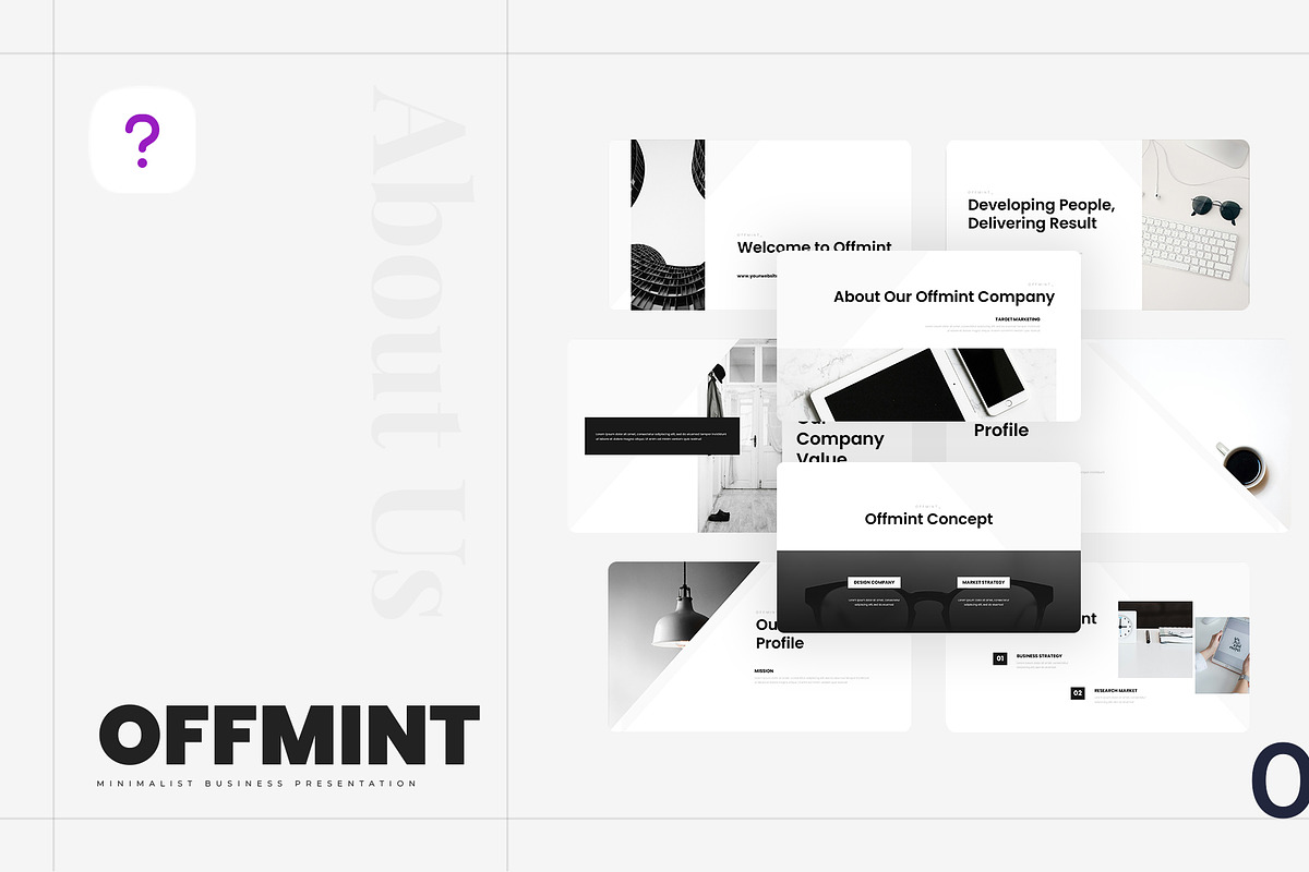 Offmint – Minimalist Keynote, a Presentation Template by Ermedia Studio (Photo 2 of 8)