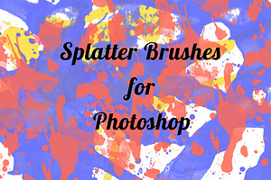 4 CoolSplatter Brushes for Photoshop