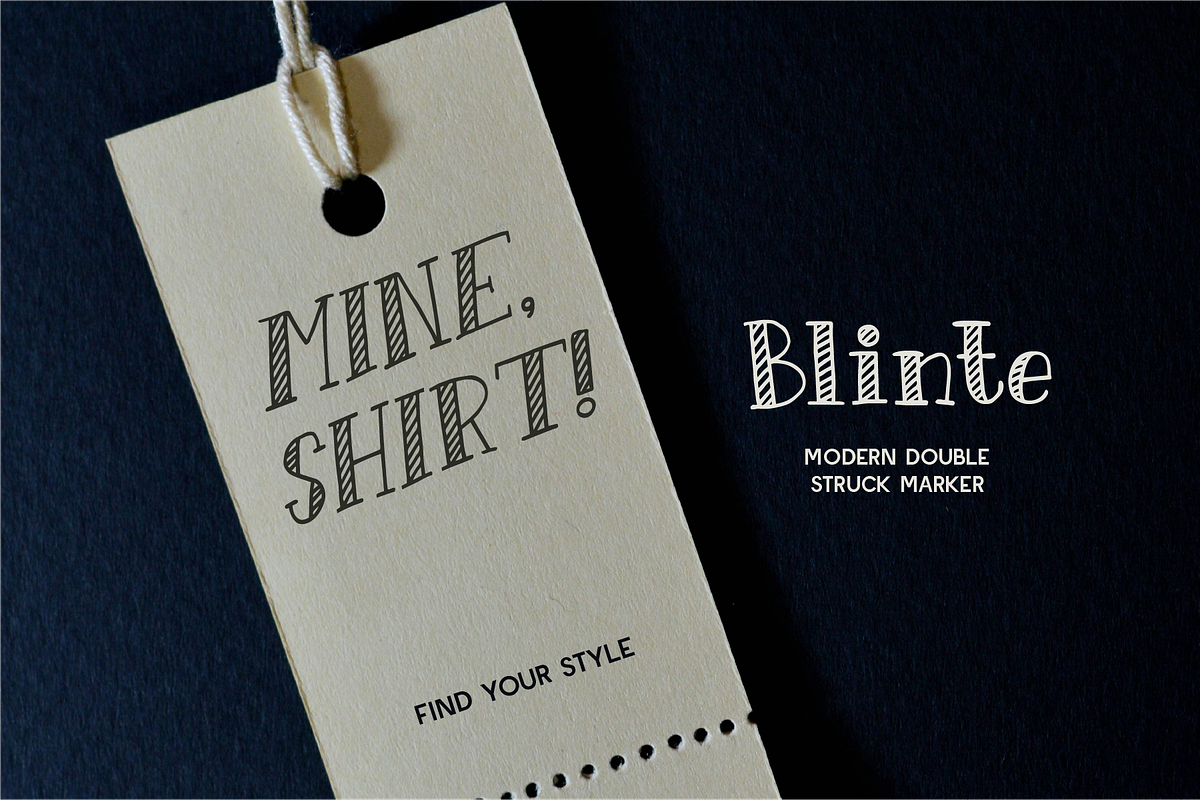Blinte - Doublestruck Serif, a Serif Font by Indotype Foundry (Photo 9 of 10)
