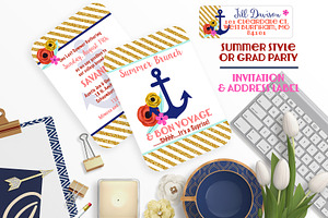 Anchor Love Party Invitation