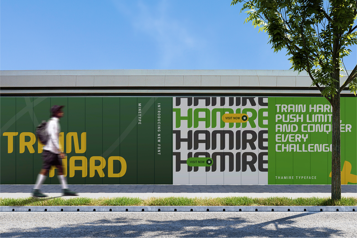 Thamire - Sports Font, a Sans Serif Font by Mine Type Lab (Photo 7 of 11)