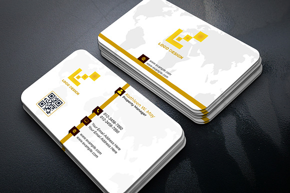 Simple Corporate Card PSD preview 7