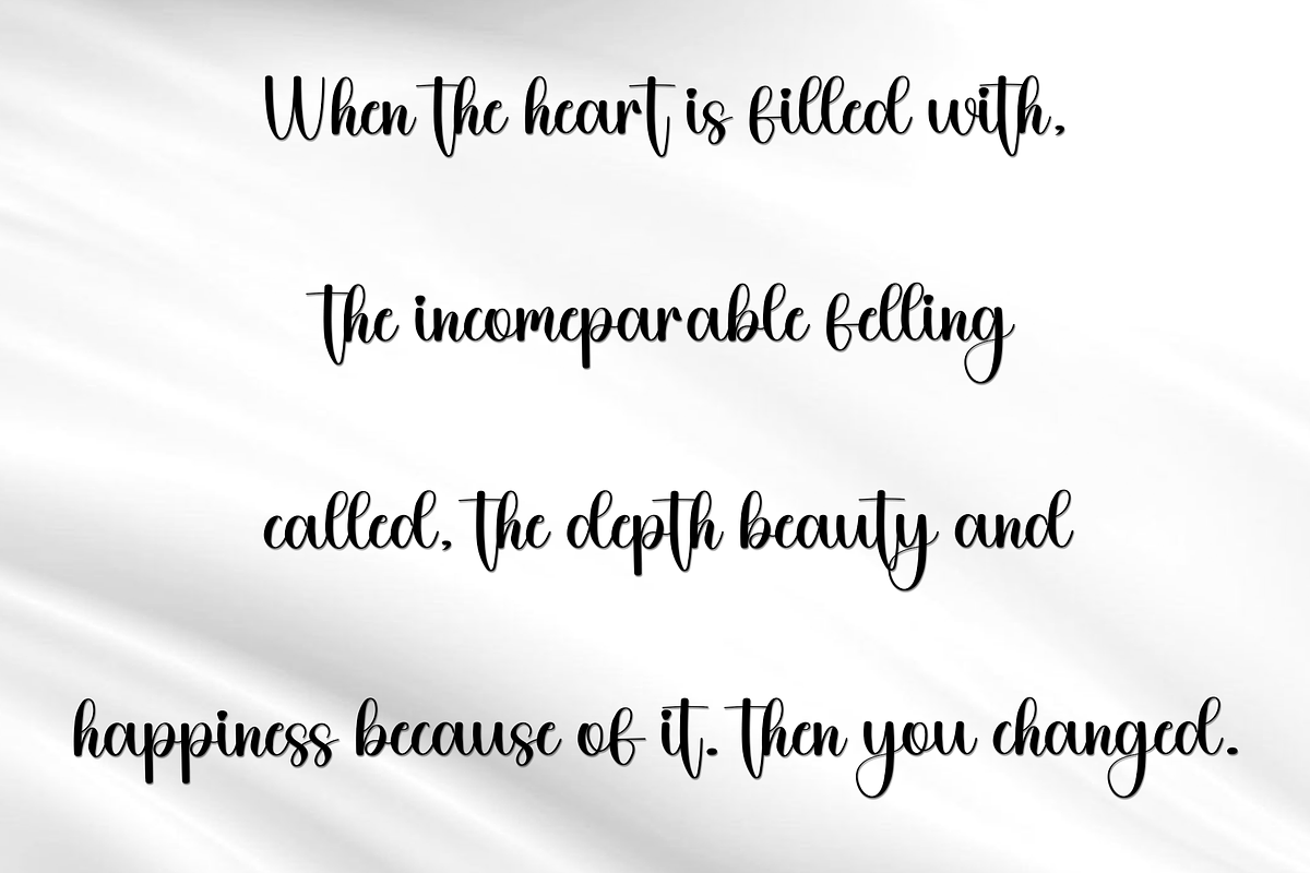 Soulmate Handwriting, a Handwritten Font by FreshTypeINK (Photo 8 of 8)