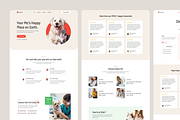 Petopia - Pet Care Figma Template, an UI Kit Template by FinestDevs (Thumbnail 4 of 8)