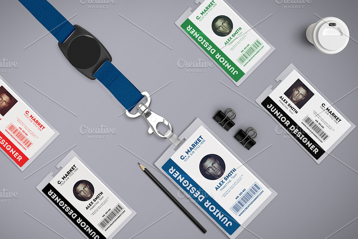 Multipurpose ID Badge, a Card Template by Tzochko (Photo 2 of 5)