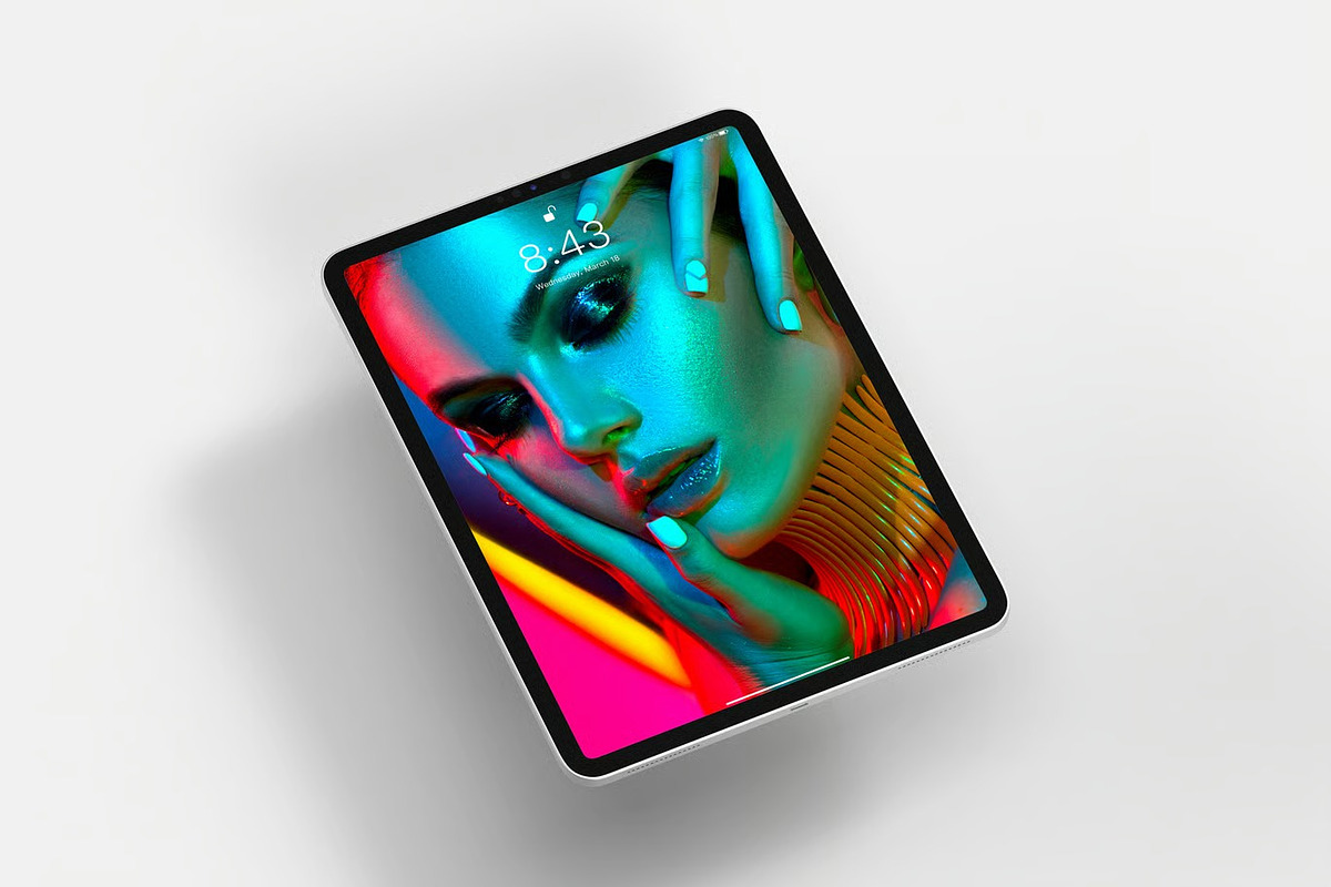 IPad Pro 2020 Mock-up, an iPad Mockup by zippypixelstudio (Photo 9 of 12)