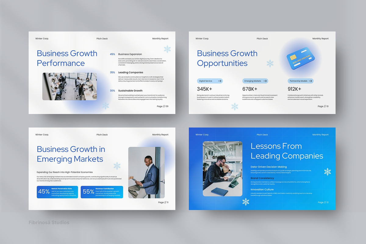 Business Growth Report Deck preview 4