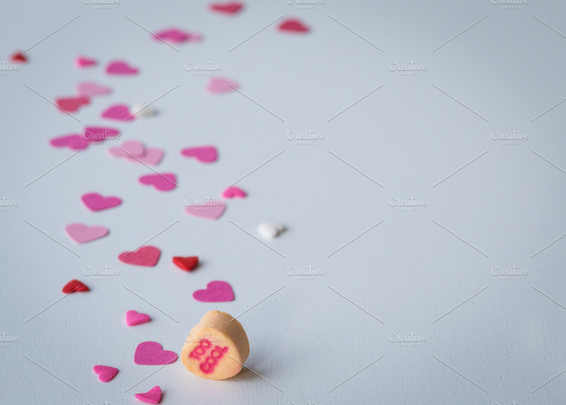 Too Cool Tiny Valentine Hearts, a Holiday Photo by Tina Thelen Photography