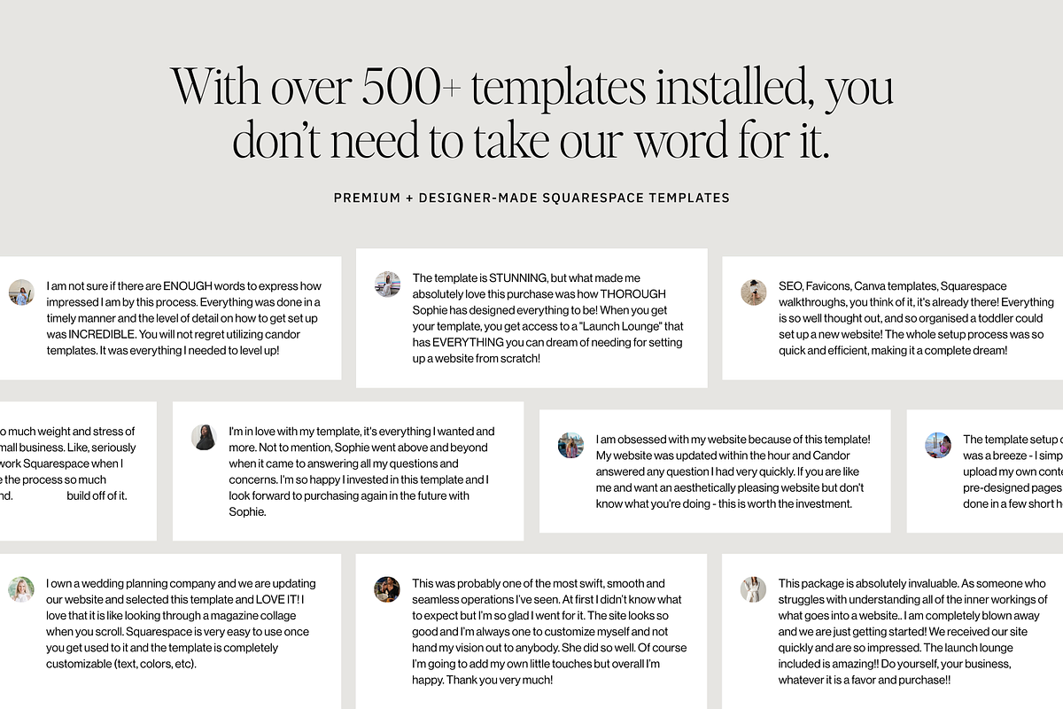 Website Template Squarespace: Dahlia, a Squarespace Template by Candor Templates (Photo 11 of 18)