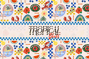 Tropical Bliss, a Pattern Graphic by MSNTY STUDIOX (Thumbnail 3 of 31)