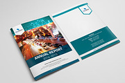 Clean Corporate Annual Report_V6, a Brochure Template by Layout Design (Thumbnail 3 of 5)