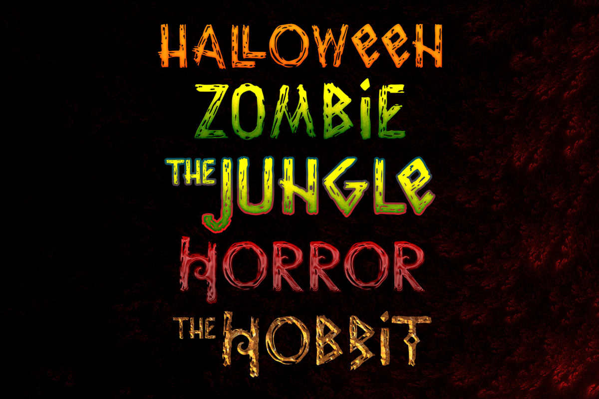 Wrathobia Display Font preview 3