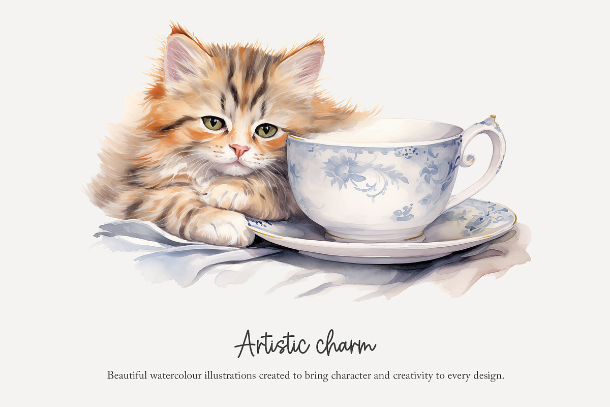 100 afternoon tea clip art, a Food Illustration by Poppy Lane Studio (Photo 4 of 13)