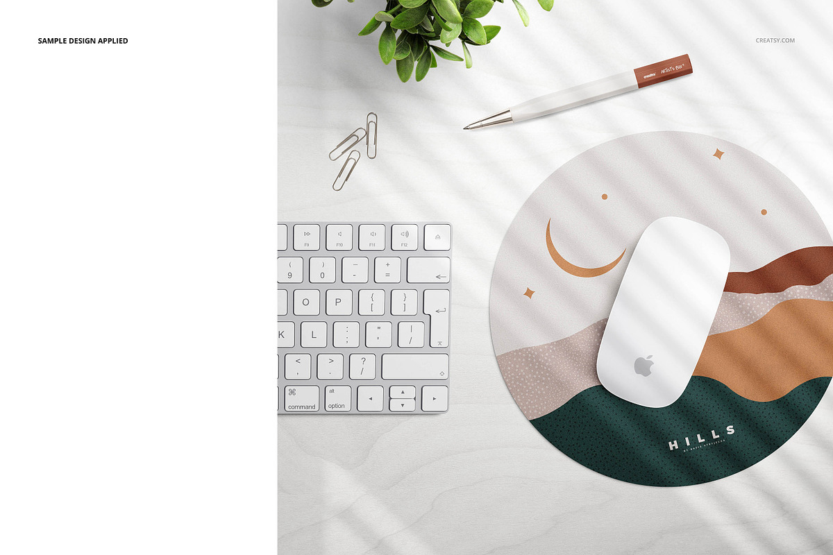 Round Mouse Pad Mockup Set, a Product Mockup by Creatsy (Photo 7 of 10)