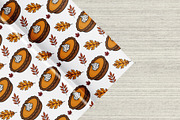 Fall Pies: Patterns & Clipart Set, a Food Illustration by Elatedowl (Thumbnail 6 of 12)