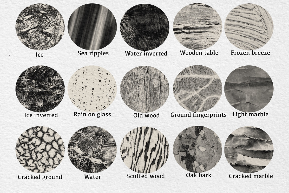 Realistic Nature Textures Brush Pack, a Brush Add-On by HabitusDesigns (Photo 4 of 7)