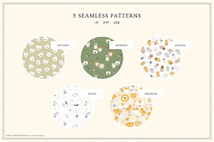 BABY & KIDS Logos Doodles Patterns