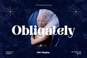 Obligately Old Display Serif Font, a Serif Font by UICreative (Thumbnail 1 of 13)