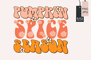 Pumpkin Spice Season PNG Sublimation