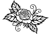 Rose Flower Silhouette Vector Bundle, an Illustration by Designer_Momina (Thumbnail 19 of 21)