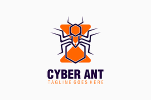 Cyber Ant Line Art Logo, a Branding & Logo Template by Artnivora.Std