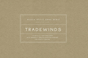 Tradewinds Handwritten Sans