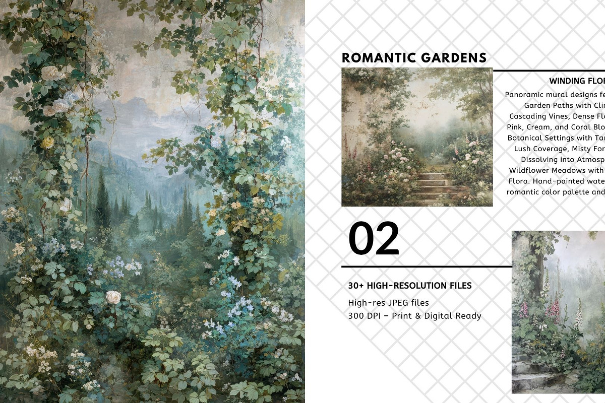 30+ Overgrown Secret Garden Bundle, a Decorative Illustration by Virgo Studio (Photo 3 of 6)
