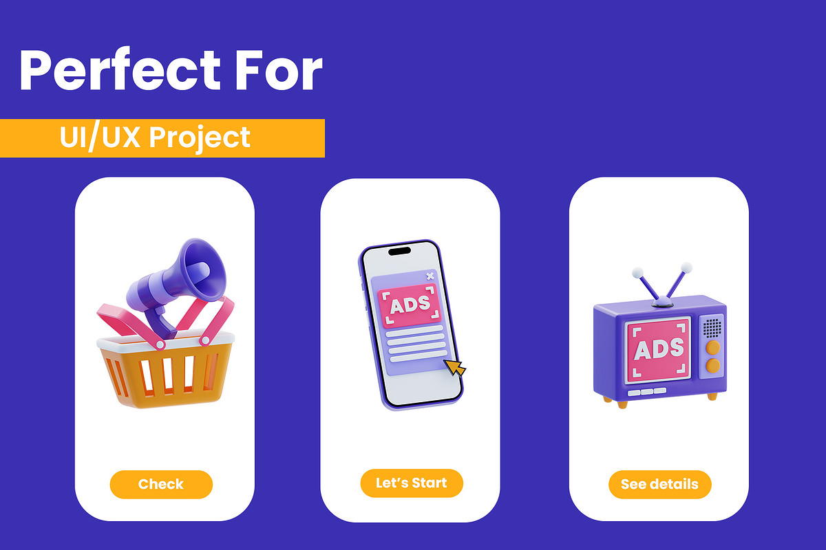 Digital Marketing 3D Icon Pack, a 3D by baii09 (Photo 3 of 6)