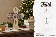 Christian Standing Cross SVG Bundle, a Decorative Illustration by svgocean (Thumbnail 11 of 11)