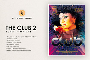 The Club 2, a Flyer Template by What a Story