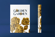 Golden Garden - 186 Roses & Flowers, a Background Graphic by Craftsy Crafters (Thumbnail 9 of 10)
