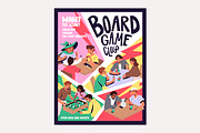 People playing board games set, a Person Illustration by PaperTrident (Thumbnail 6 of 8)