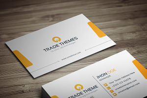 Trade Theme Business Card