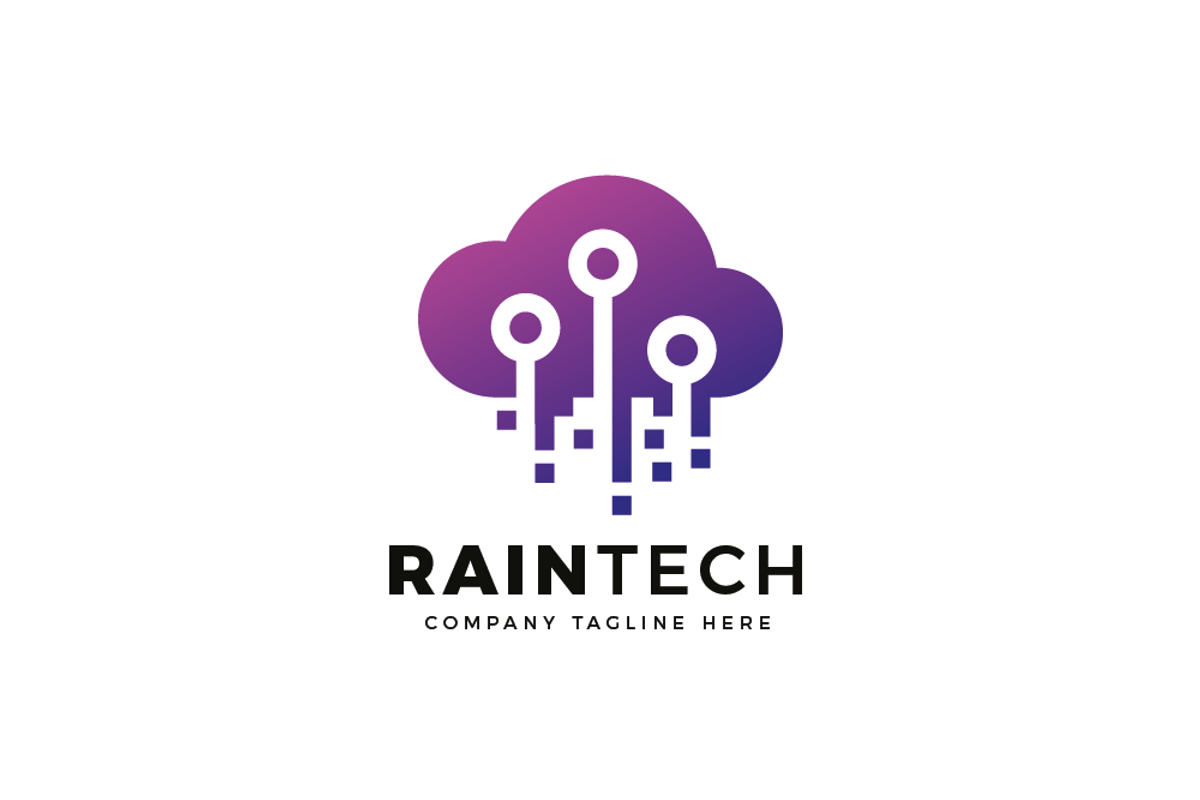 Rain Tech Logo, a Branding & Logo Template by ehaezer (Photo 1 of 6)