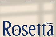 CS Rosetta Drawn, a Serif Font by Craft Supply Co. (Thumbnail 1 of 8)