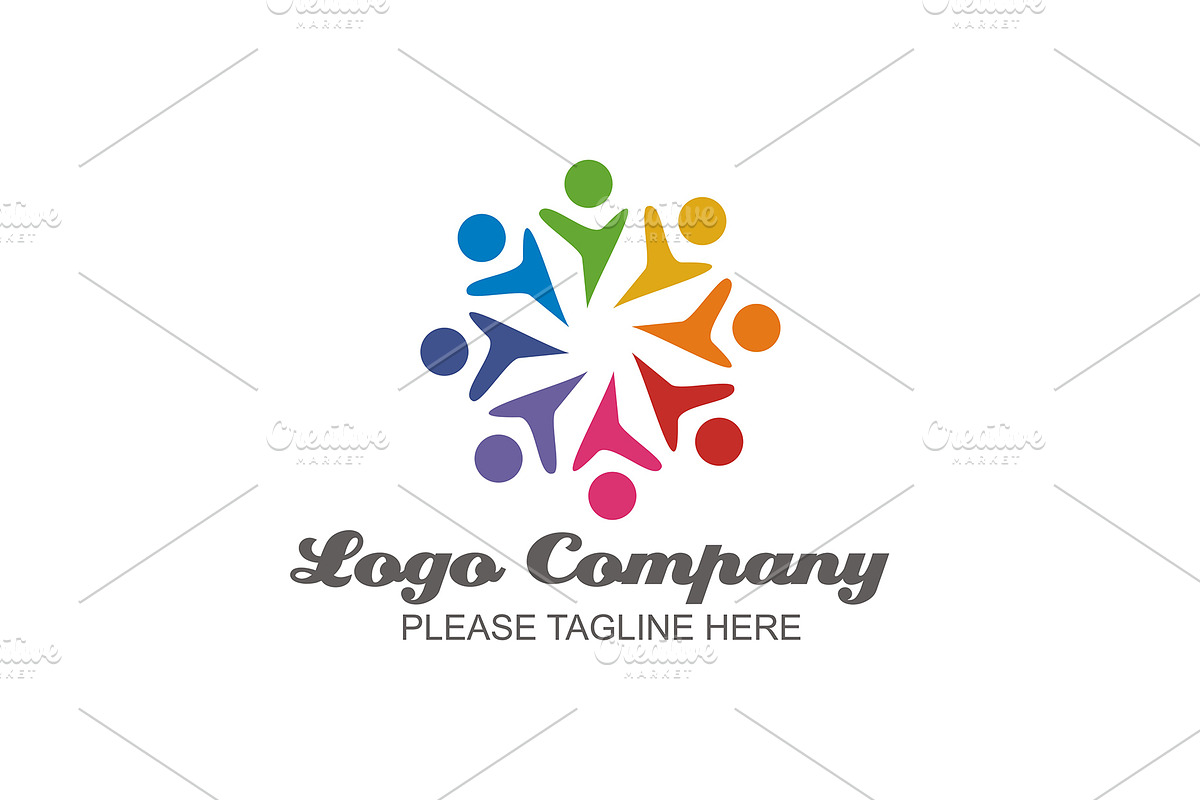 20 Logo Teamwork Templates Bundle, a Branding & Logo Template by Friendesigns (Photo 5 of 21)