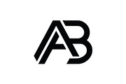AB Monogram Logo Design, a Branding & Logo Template by Vectorium Studio (Thumbnail 1 of 2)