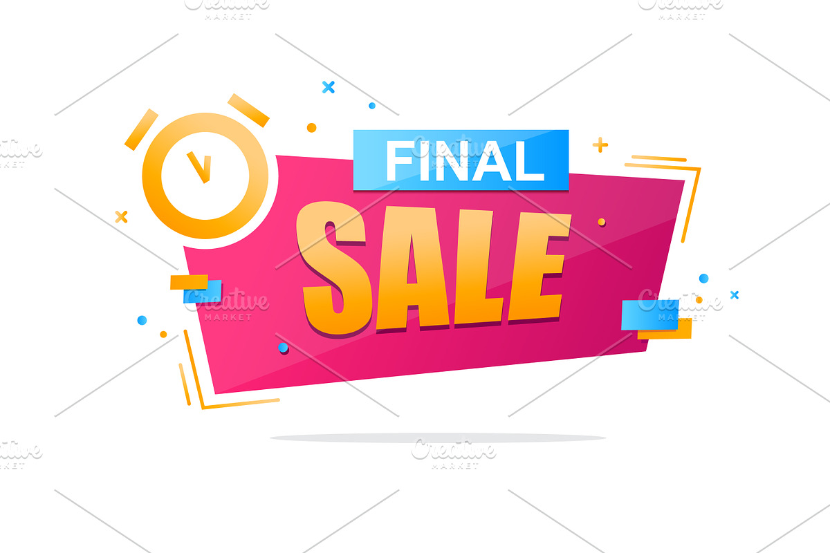 Set of colorful Sale banner designs, a Templates & Theme by Traudl's shop (Photo 1 of 7)