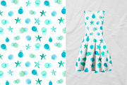 Seaweed watercolor collection, a Pattern Graphic by Katya_lu (Thumbnail 6 of 10)