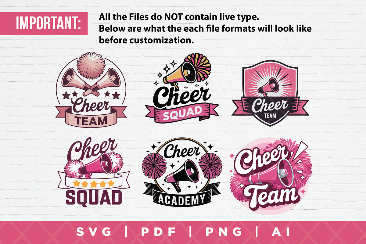 12 Cheerleader SVG Clipart Bundle, a Sport Illustration by Guavanaboy (Photo 3 of 4)