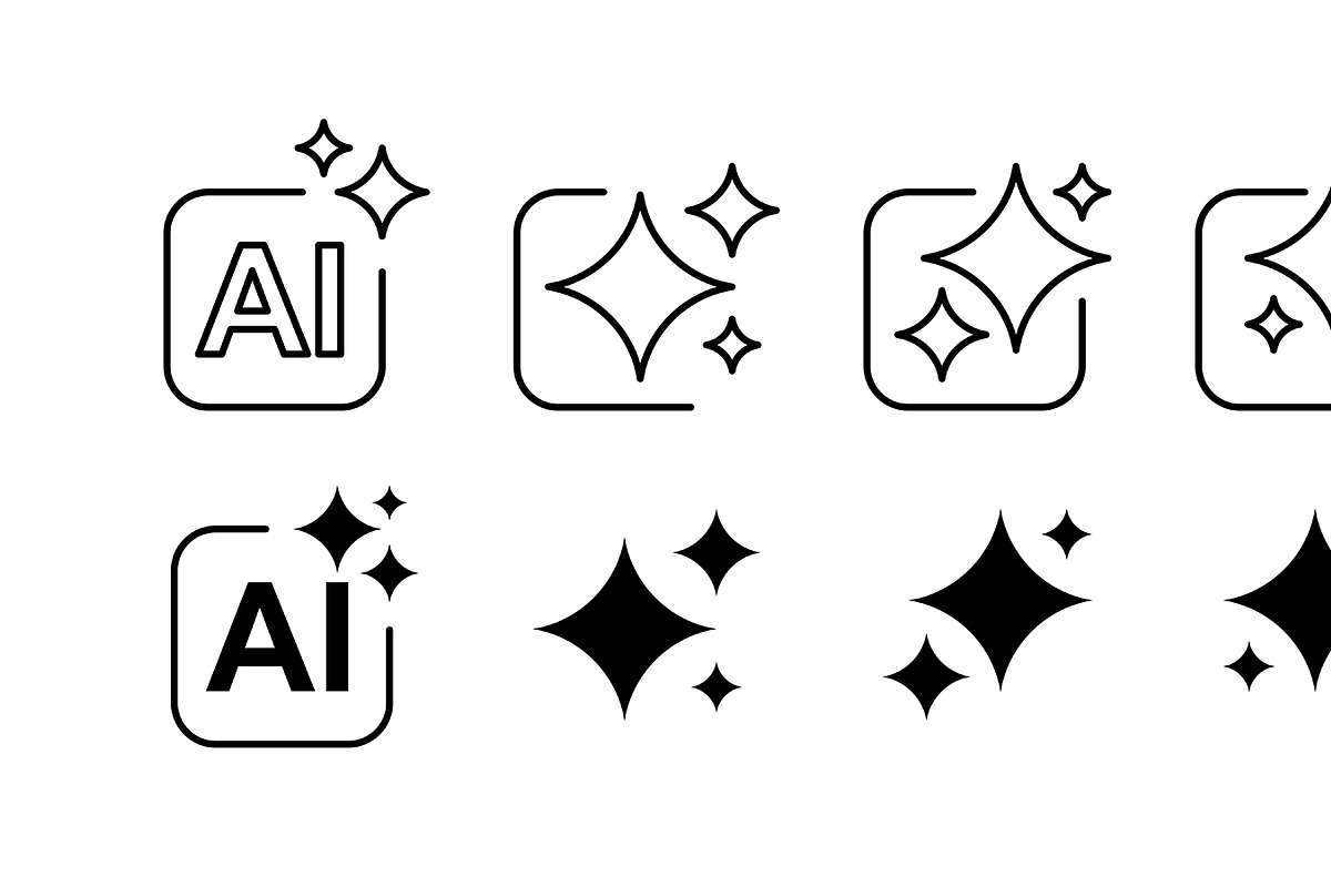 Artificial intelligence icons, an Icon by Volyk (Photo 2 of 3)